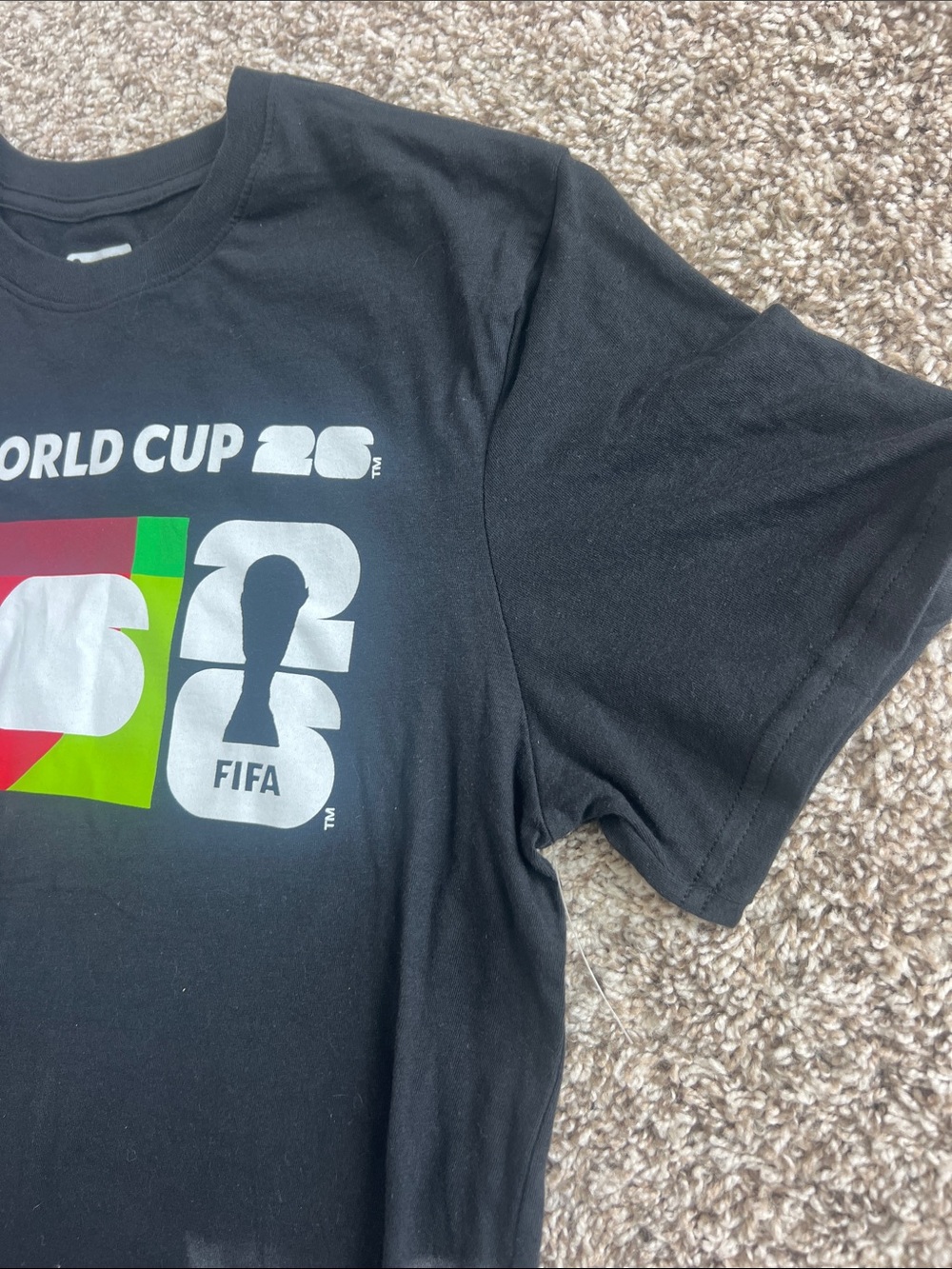 NWOT! FIFA World Cup 2026 Black Graphic Tee Size MED - Picture 4 of 12